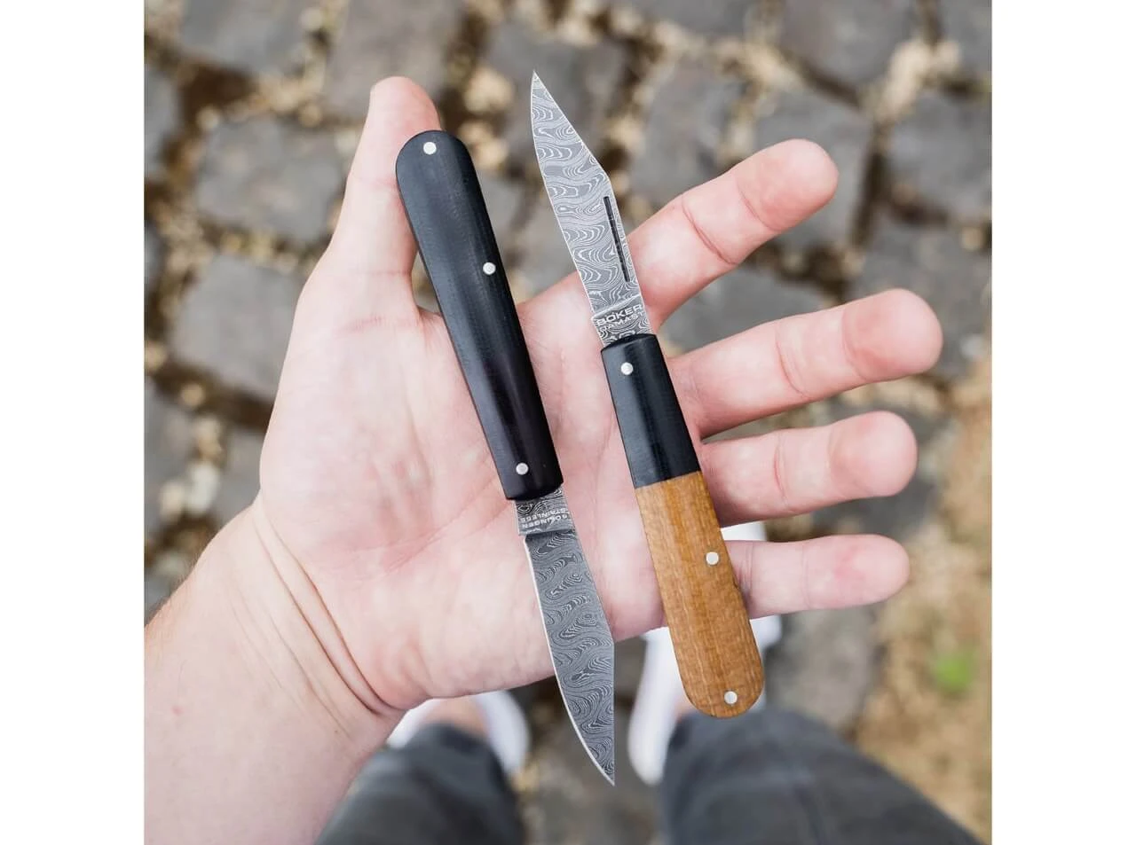 Barlow Integral Burlap Micarta Damast 8 Barlow Integral Burlap Micarta Damast – Bild 6