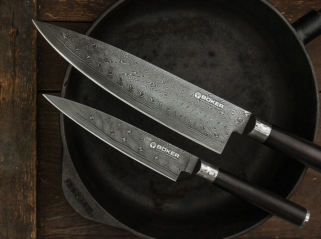 Damast Superior Chefmesser 4 Damast Superior Chefmesser – Bild 2