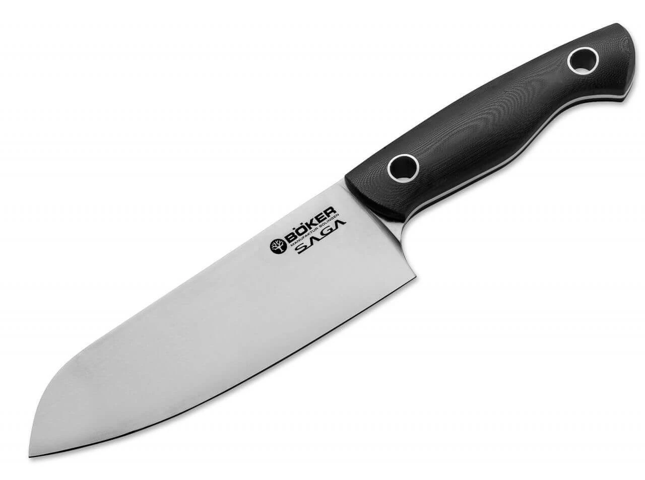 Saga Santoku G10 Satin 2 Saga Santoku G10 Satin