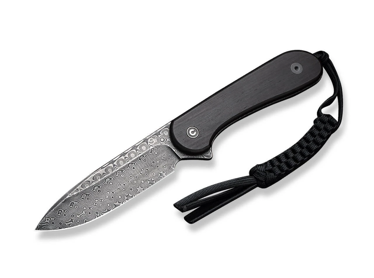 Fixed Blade Elementum Ebony Damascus 3 Fixed Blade Elementum Ebony Damascus