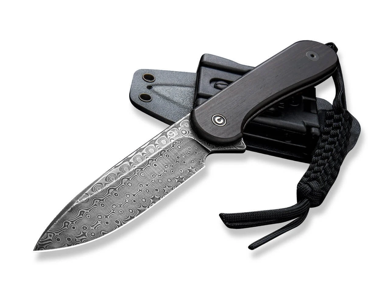Fixed Blade Elementum Ebony Damascus 7 Fixed Blade Elementum Ebony Damascus – Bild 5