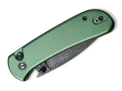 Qubit Aluminum Green Damascus -Outdoormesser civivi qubit aluminum green damascus 01we947 4 1280x1280