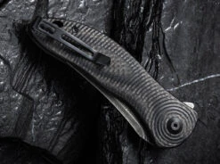 Synergy 3 Damascus G10 CF Black Trailing Point -Outdoormesser civivi synergy 3 damascus g10 cf black trailing point 01we722dam 4 1280x1280