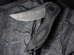 Synergy 3 Damascus G10 CF Black Trailing Point -Outdoormesser civivi synergy 3 damascus g10 cf black trailing point 01we722dam 5 1280x1280