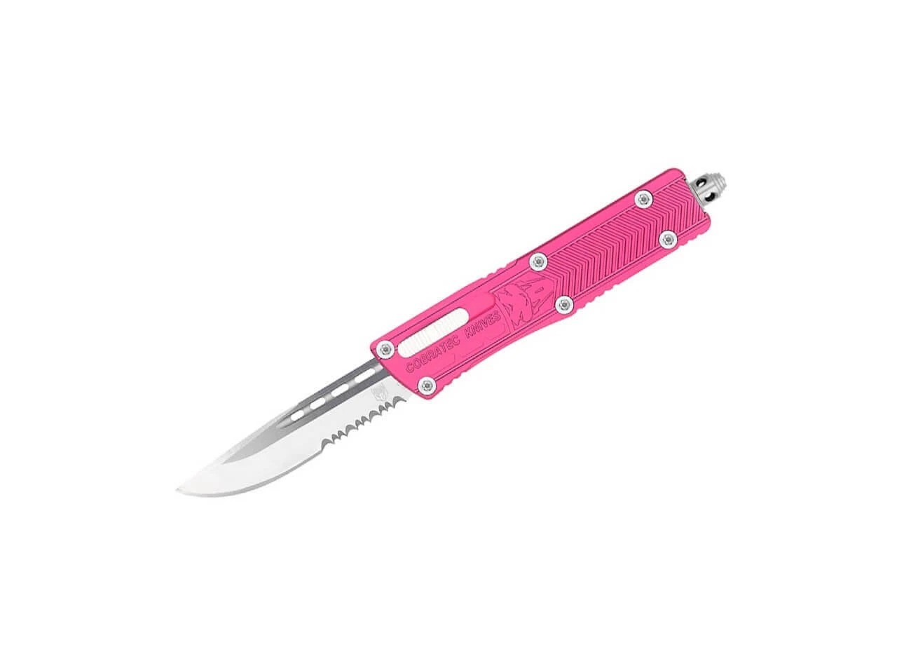 Small Sidewinder Pink Drop Serrated 3 Small Sidewinder Pink Drop Serrated