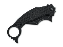 Moa Folder G10 All Black -Outdoormesser fox knives moa folder g10 all black 01fx984 2 1280x1280