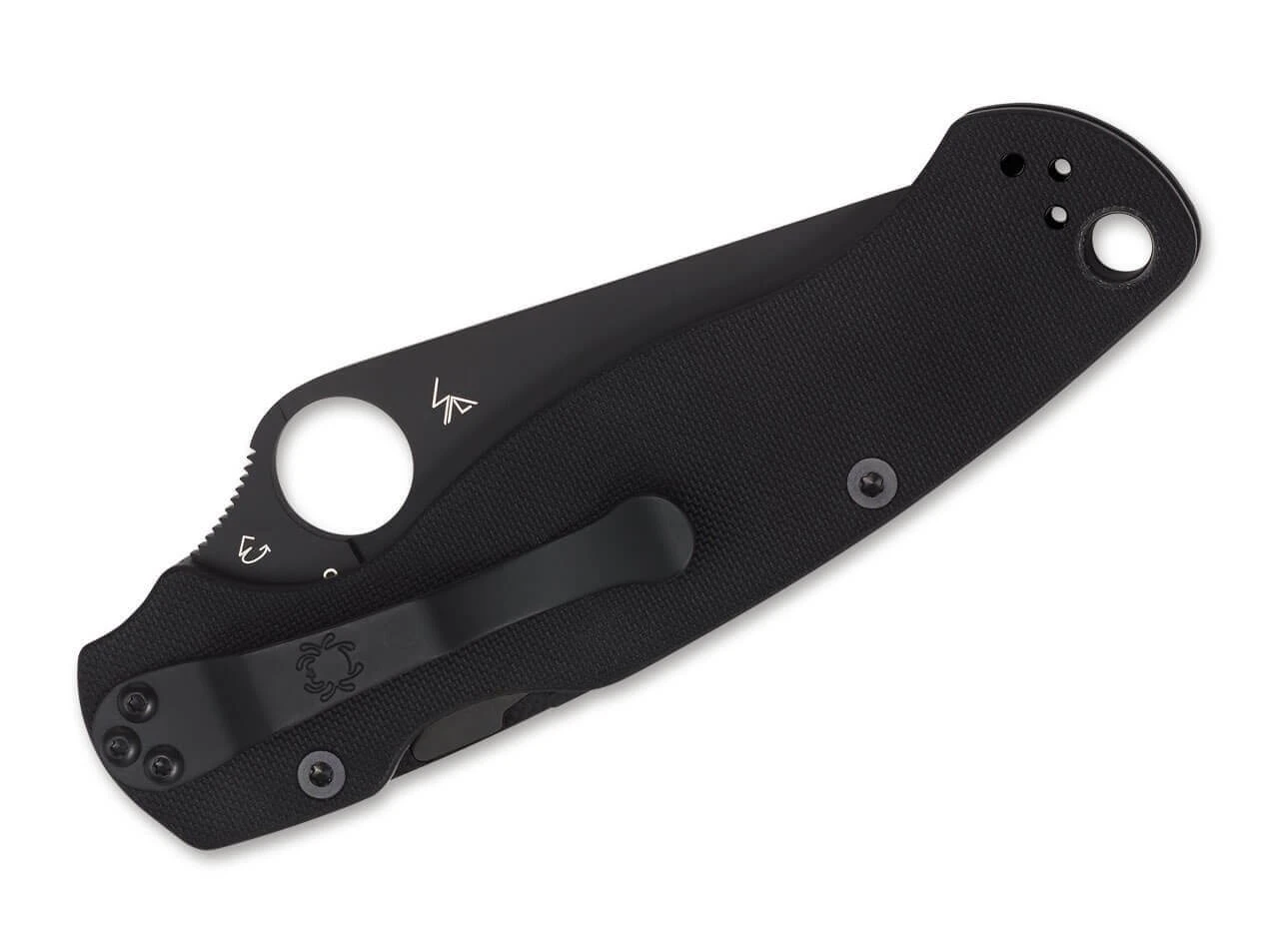 Spyderco Para-Military 2 Black G10 Plain 4 Spyderco Para-Military 2 Black G10 Plain – Bild 2