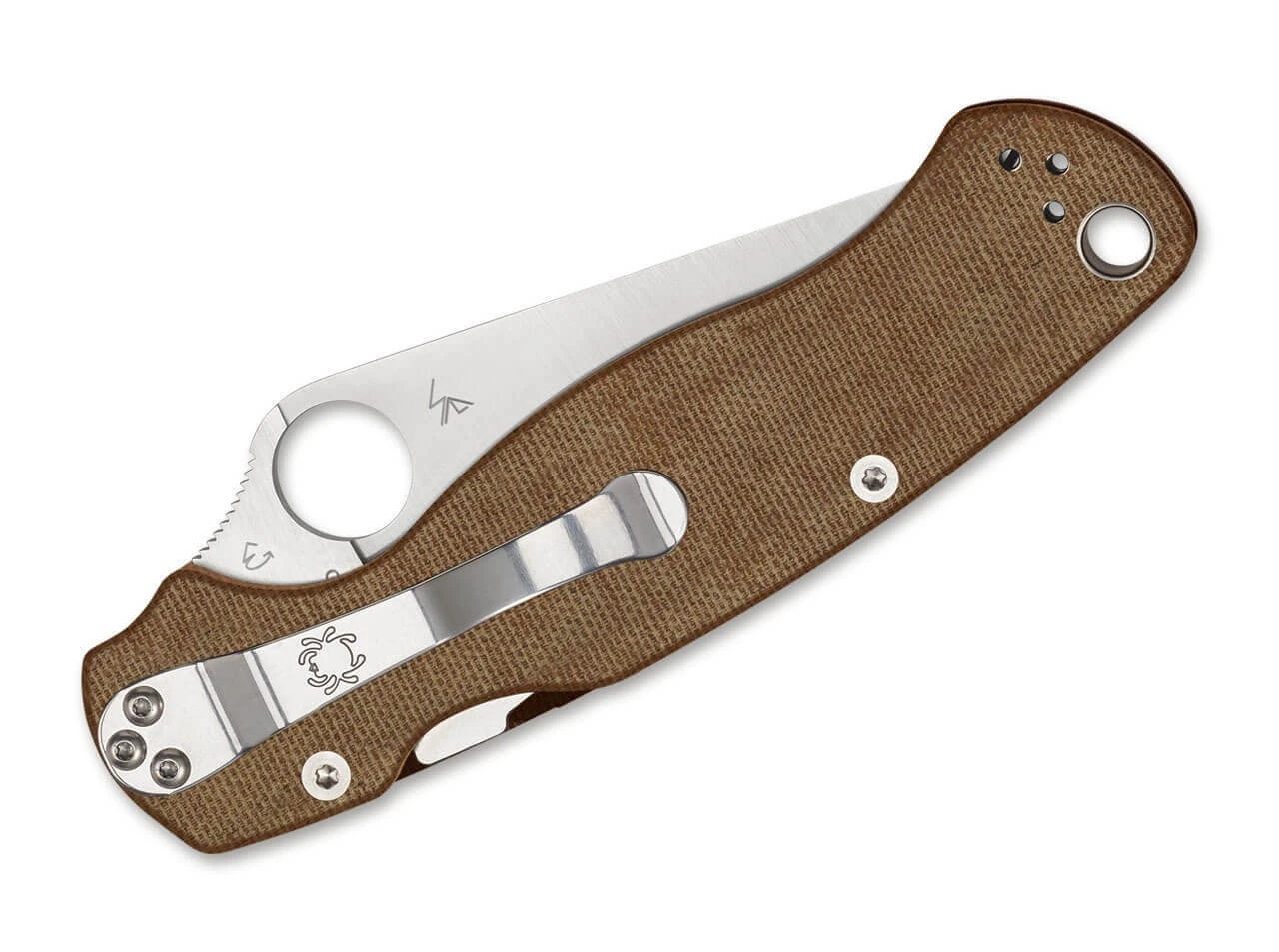 Spyderco Para Military 2 Brown Micarta CruWear 4 Spyderco Para Military 2 Brown Micarta CruWear – Bild 2