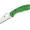Spyderco Salt 2 Wharncliffe Serrated LC200N Green -Outdoormesser spyderco salt 2 wharncliffe serrated lc200n green 01sp1141 1280x1280
