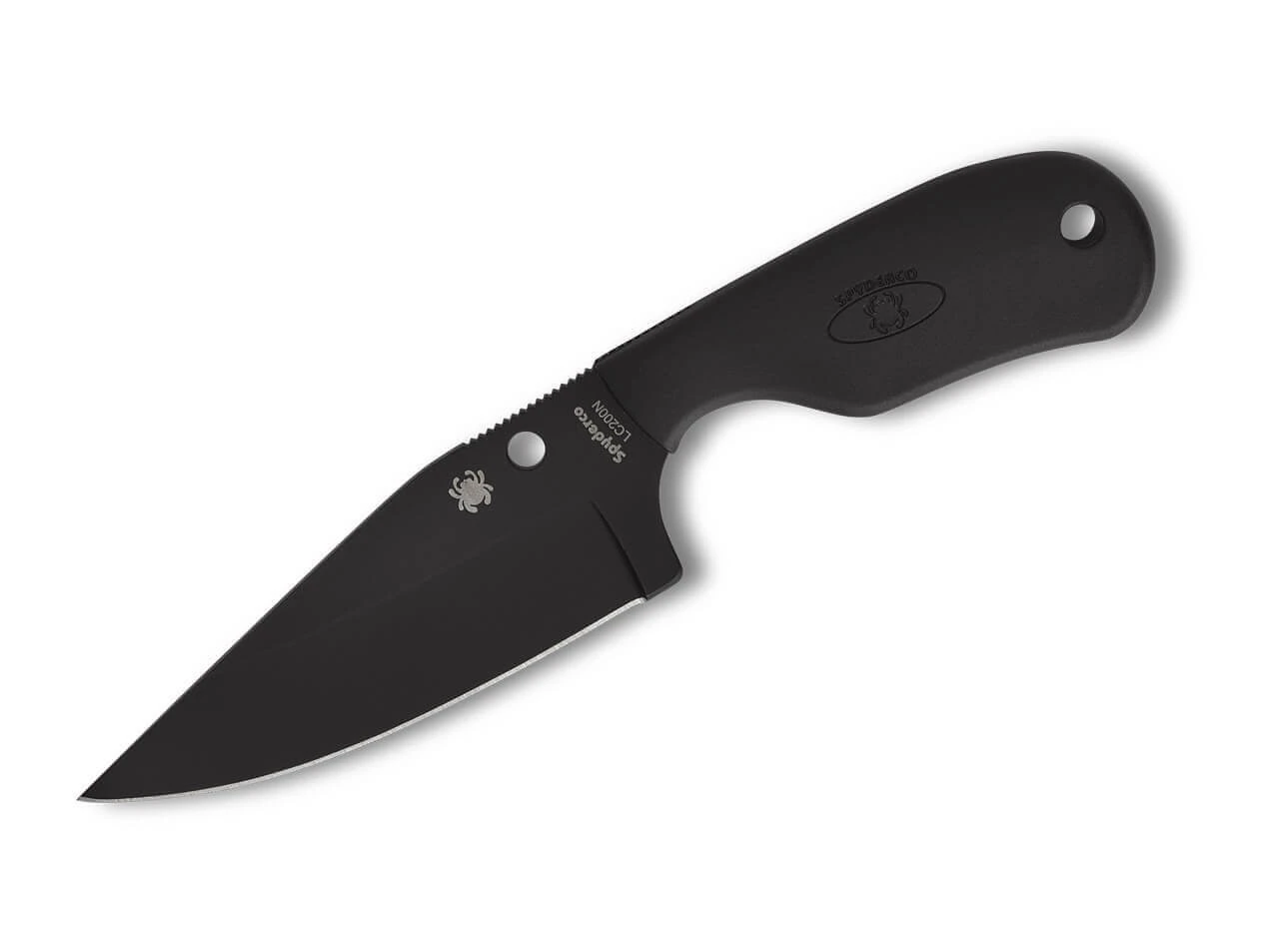 Spyderco Subway Bowie LC200N All Black 3 Spyderco Subway Bowie LC200N All Black