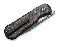 Baloo Damascus Titanium CF Black -Outdoormesser we knife baloo damascus titanium cf black 01we851dam 3 1280x1280
