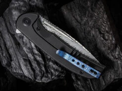 Beacon Damascus Titanium Black -Outdoormesser we knife beacon damascus titanium black 01we715dam 4 1280x1280